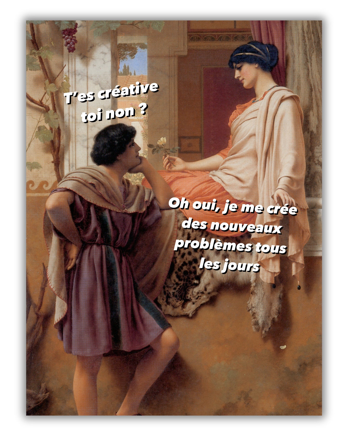 Toile "La créativité"