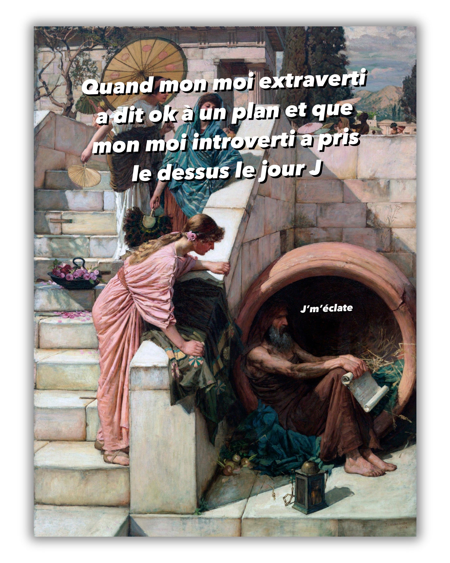 Toile "Introverti vs extraverti"