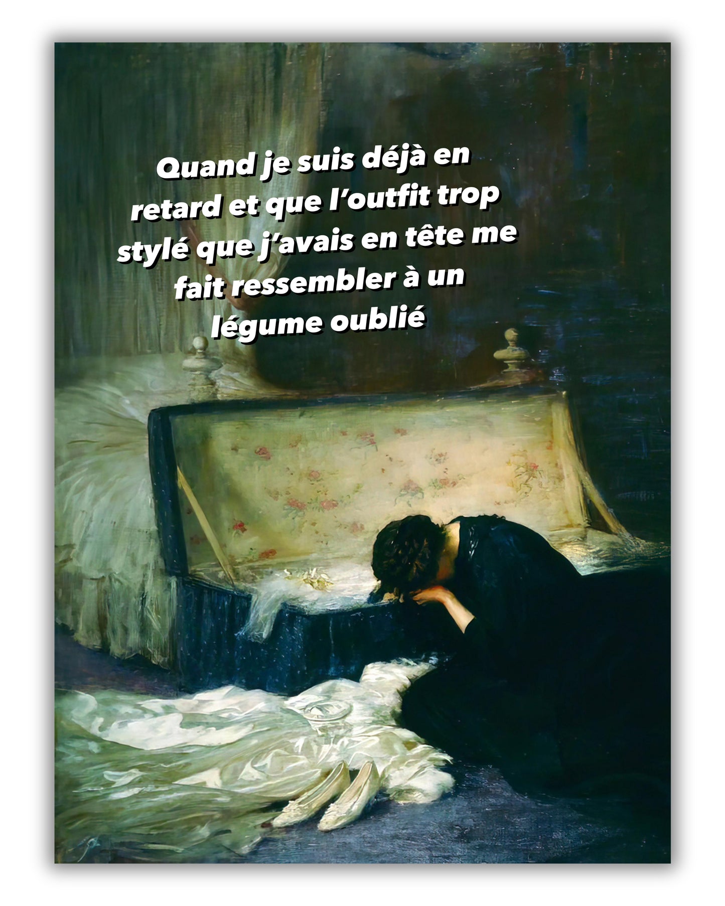 Toile "Le légume oublié"