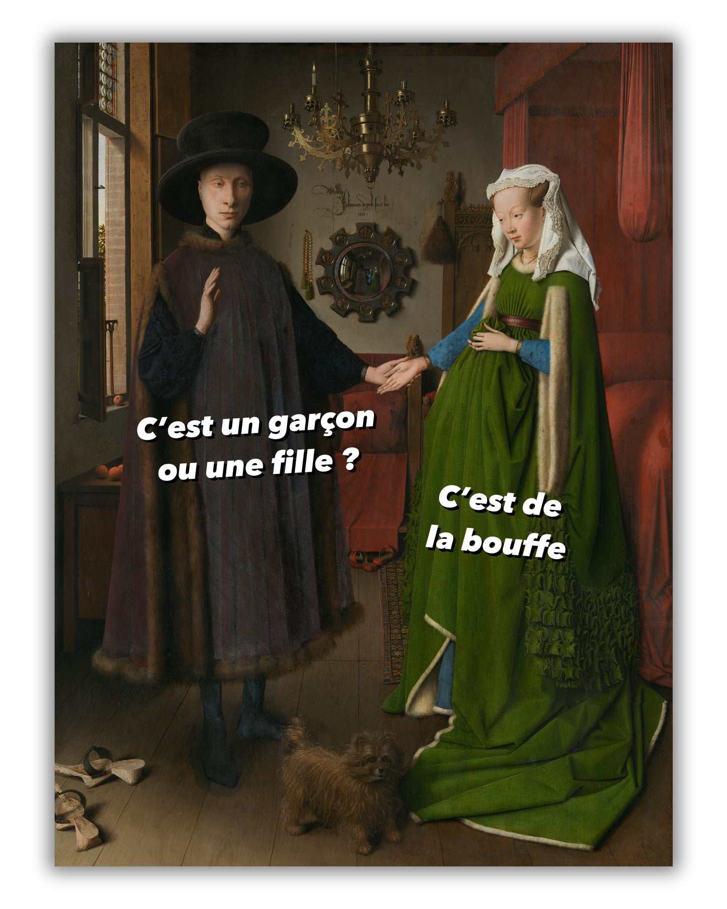 Toile "Fille ou garçon ?"