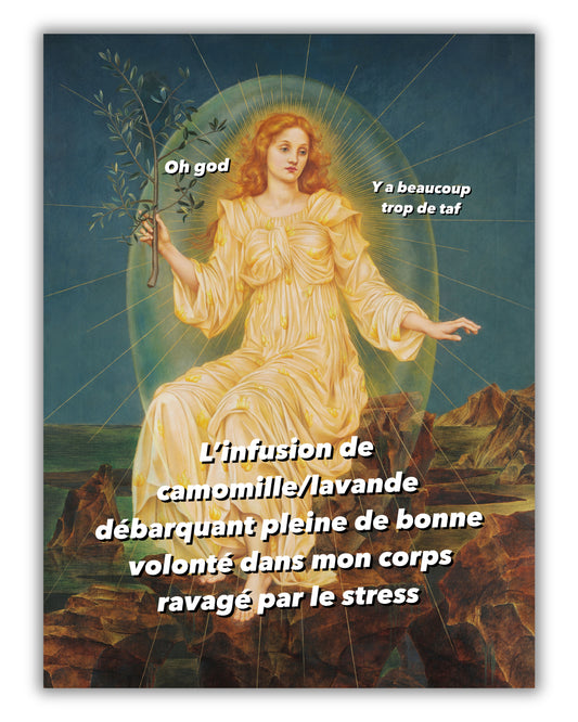 Toile "La camomille"