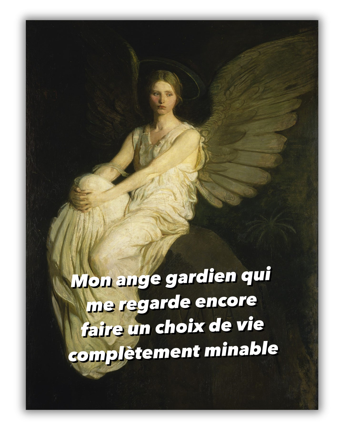 Toile "L’ange gardien"