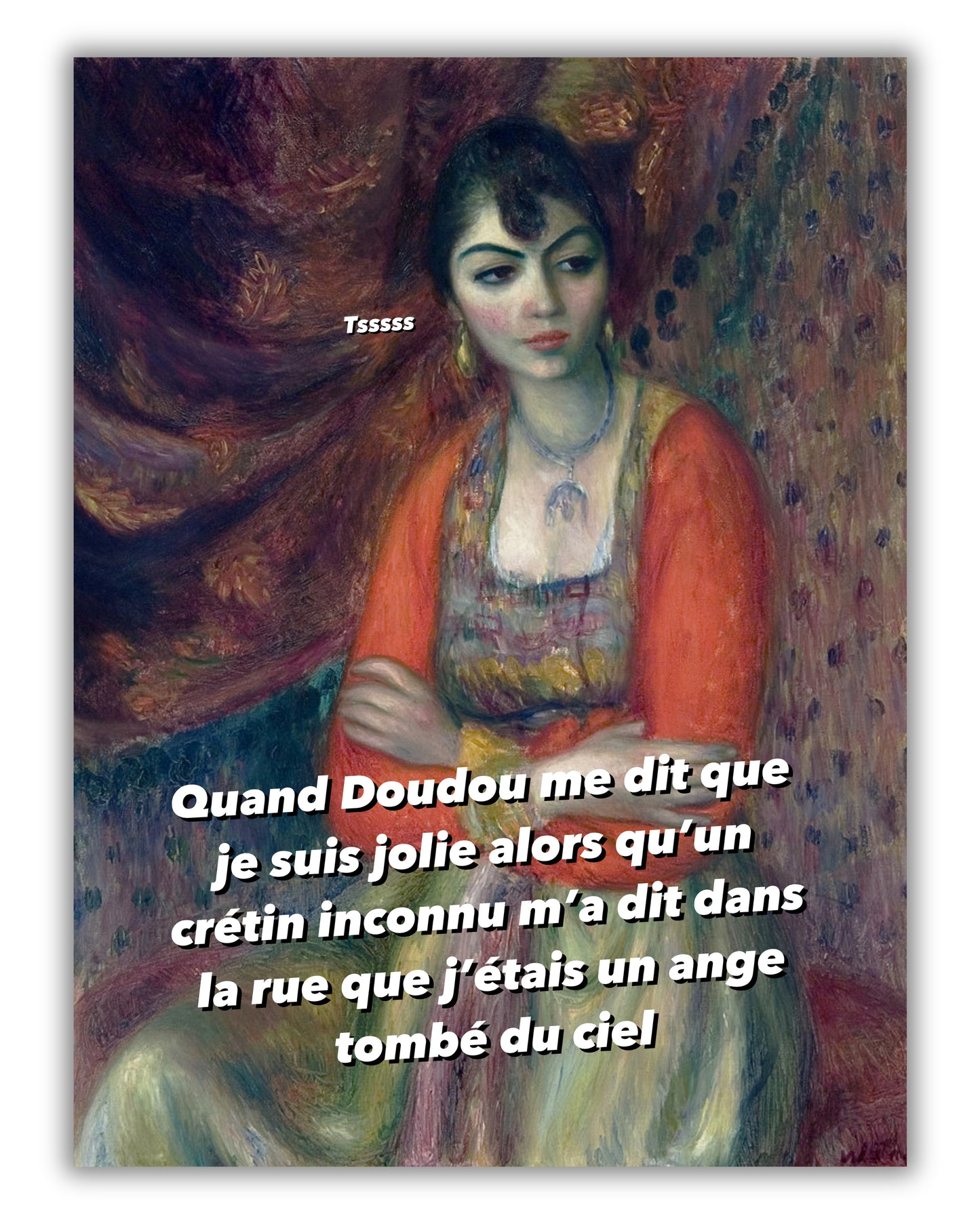 Toile "Un ange tombé du ciel"