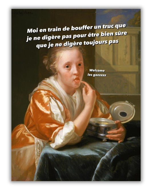 Toile "La digestion"